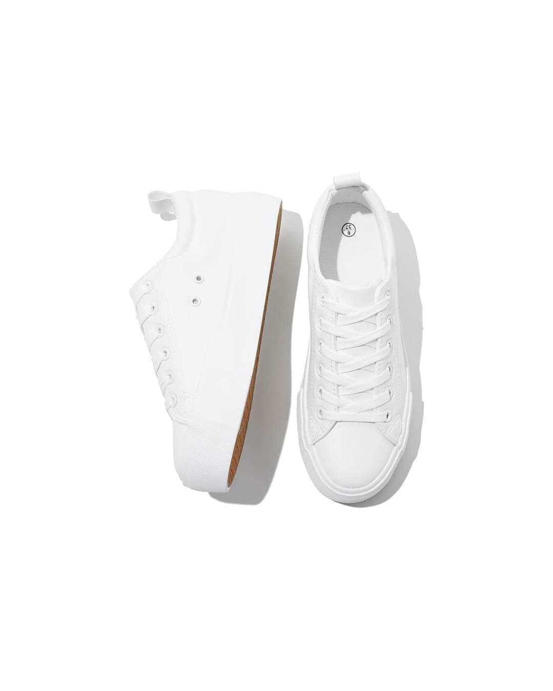 SERNIAL White Platform Sneakers